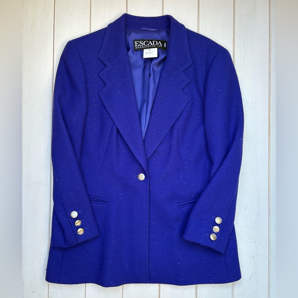 Vintage Escada Holiday Sparkle Blazer - Picture 16 of 16